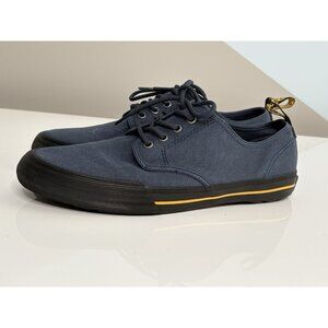 Dr Martens Pressler Canvas Low Top Shoes Men’s 11 Indigo Blue Lace Up Casual